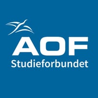 Logo for AOF Studieforbundet (fagskole).