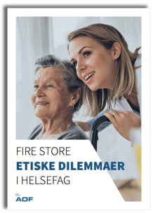 Fire store etiske dilemmaer e-bok (forside) - AOF